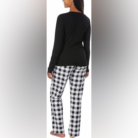 Calvin Klein Womens 2 Piece Fleece Pajama Set - Picture 2 of 6